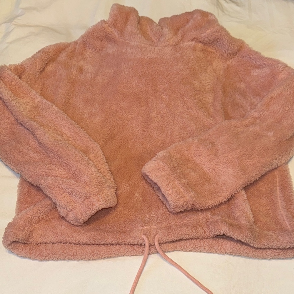 Planet Gold Pink Teddy Jacket